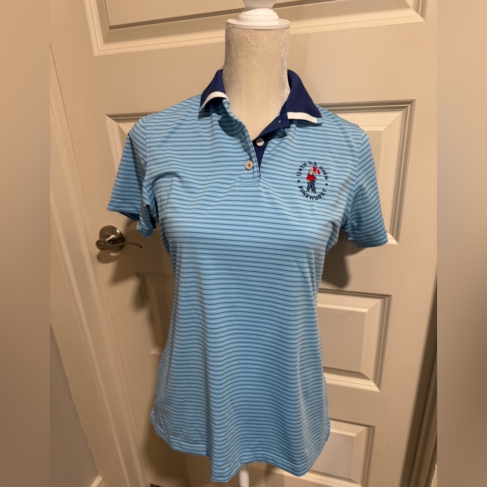 Peter Millar 2024 US Open Striped Polo Shirt